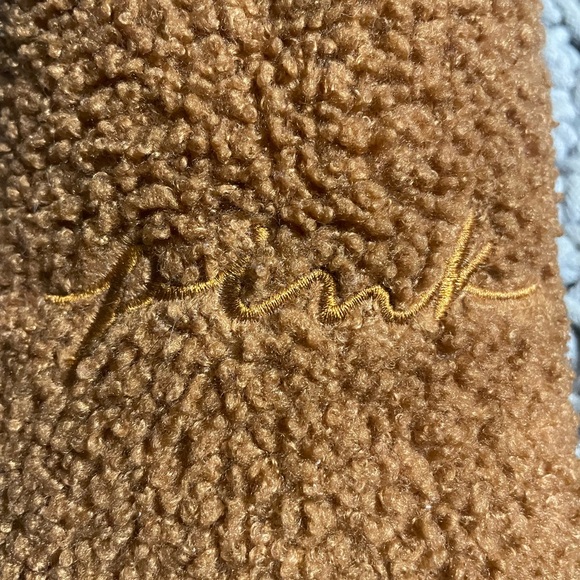 PINK Victoria's Secret Brown Fuzzy Mules - Picture 5 of 5